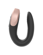 Satisfyer - Double Love - Luxe Partner Vibrator - Zwart