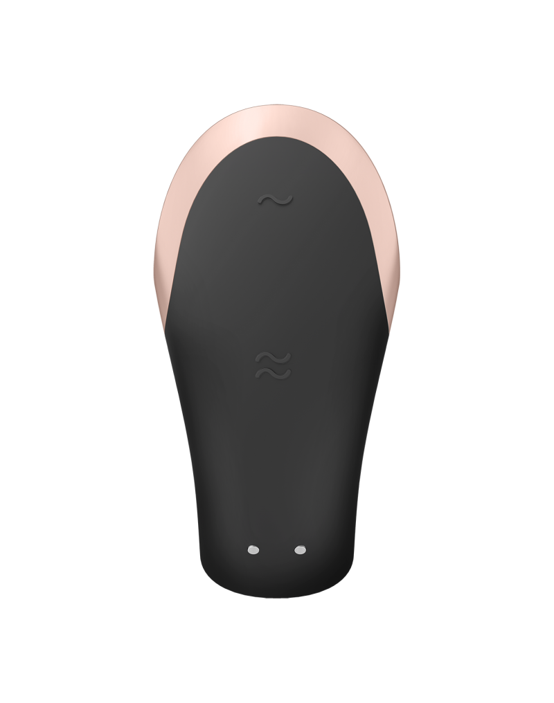 Satisfyer - Double Love - Luxe Partner Vibrator - Zwart