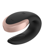 Satisfyer - Double Love - Luxe Partner Vibrator - Zwart