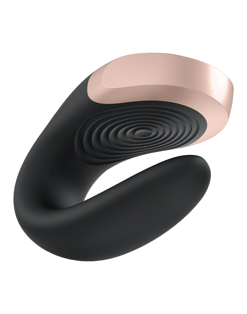 Satisfyer - Double Love - Luxe Partner Vibrator - Zwart