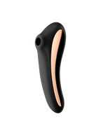 Satisfyer - Dual Kiss - Luchtdruk + G-Spot Vibrator - Zwart