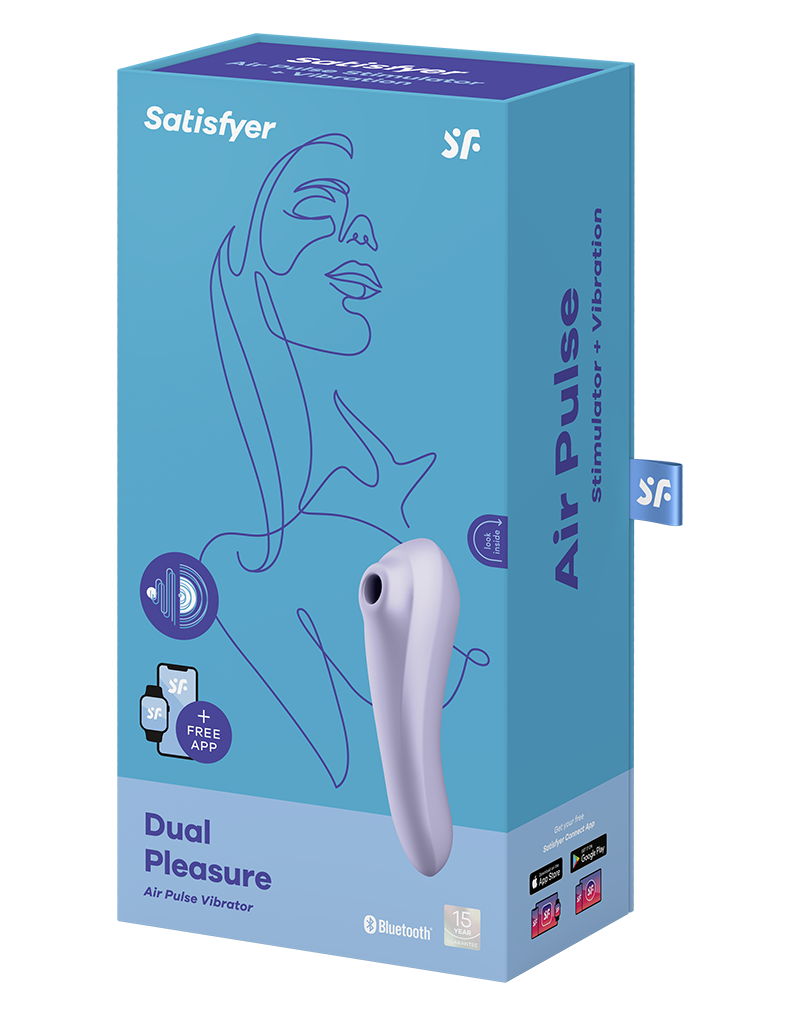 Satisfyer Dual Pleasure Mauve / incl. Bluetooth and App