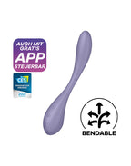 Satisfyer - G-Spot Flex 5+ - Flexibele G-Spot Vibrator (met App Control) - Lila