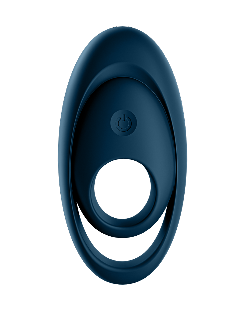 Satisfyer - Glorious Duo - Cockring Vibrator - Blauw