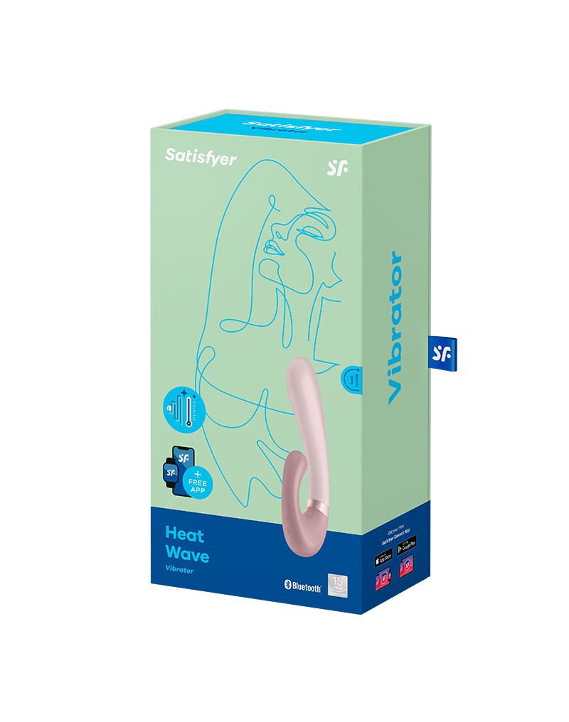 Satisfyer - Heat Wave - Verwarmde Rabbit Vibrator - Mauve