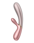 Satisfyer - Hot Lover - Verwarmde Vibrator - Roze / Donkerroze