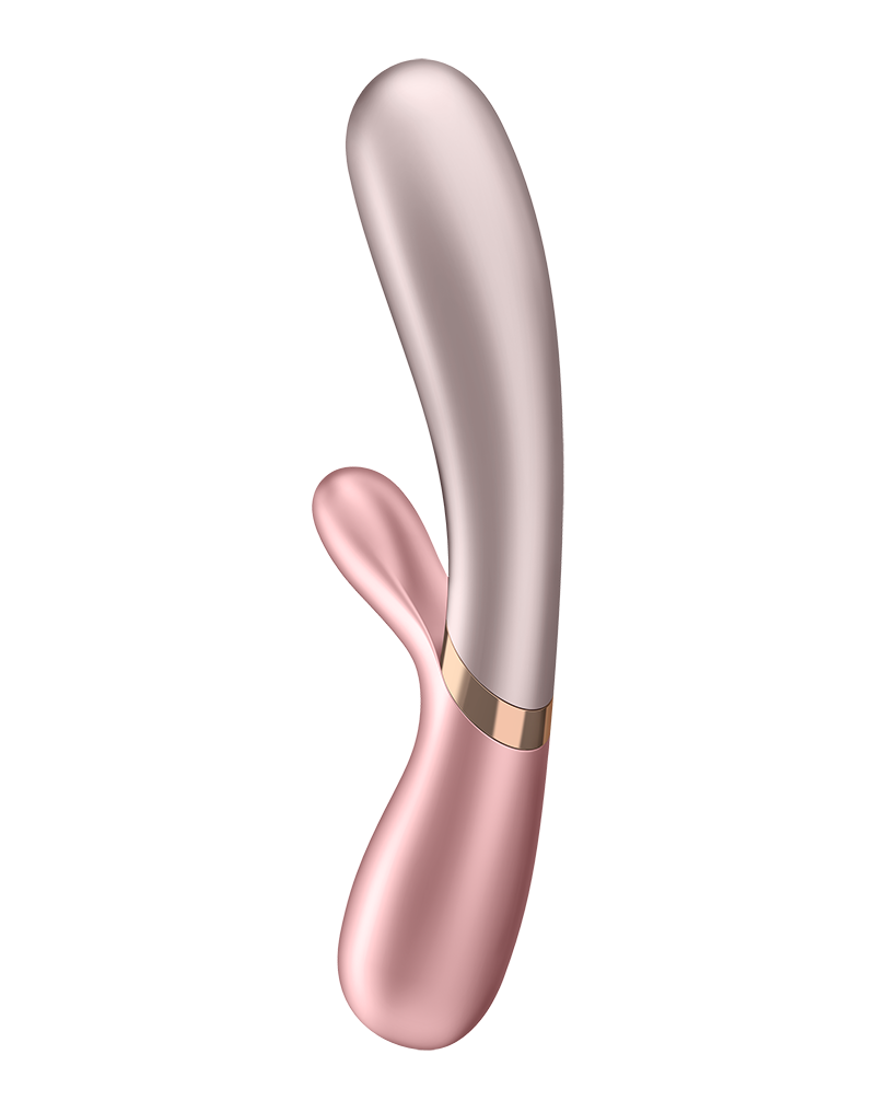 Satisfyer - Hot Lover - Verwarmde Vibrator - Roze / Donkerroze