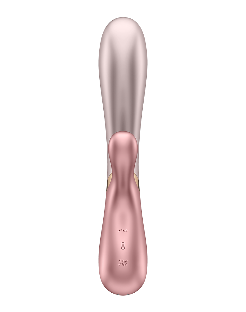 Satisfyer - Hot Lover - Verwarmde Vibrator - Roze / Donkerroze