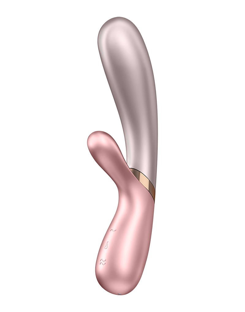 Satisfyer - Hot Lover - Verwarmde Vibrator - Roze / Donkerroze