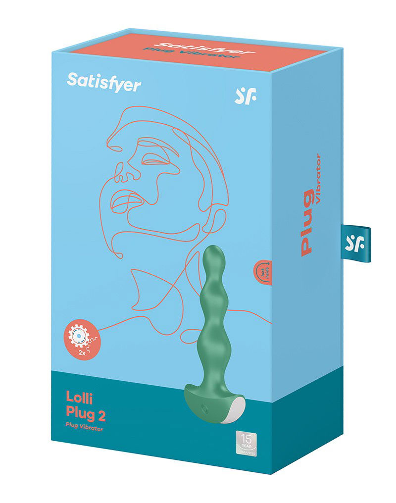 Satisfyer - Lolli Plug 2 - Vibrerende Anale Plug - Groen