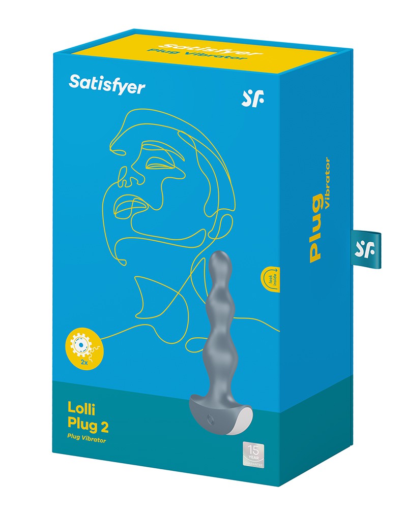 Satisfyer - Lolli Plug 2 - Vibrerende Anale Plug - Grijs