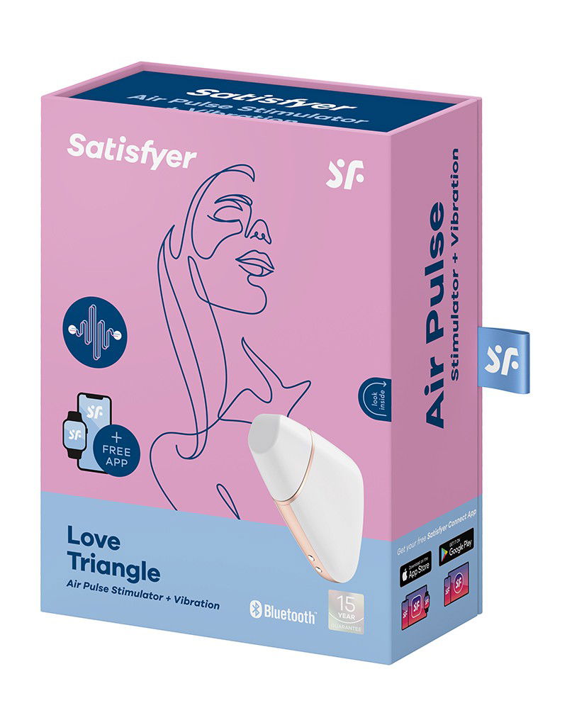 Satisfyer Love Triangle White / incl. Bluetooth and App