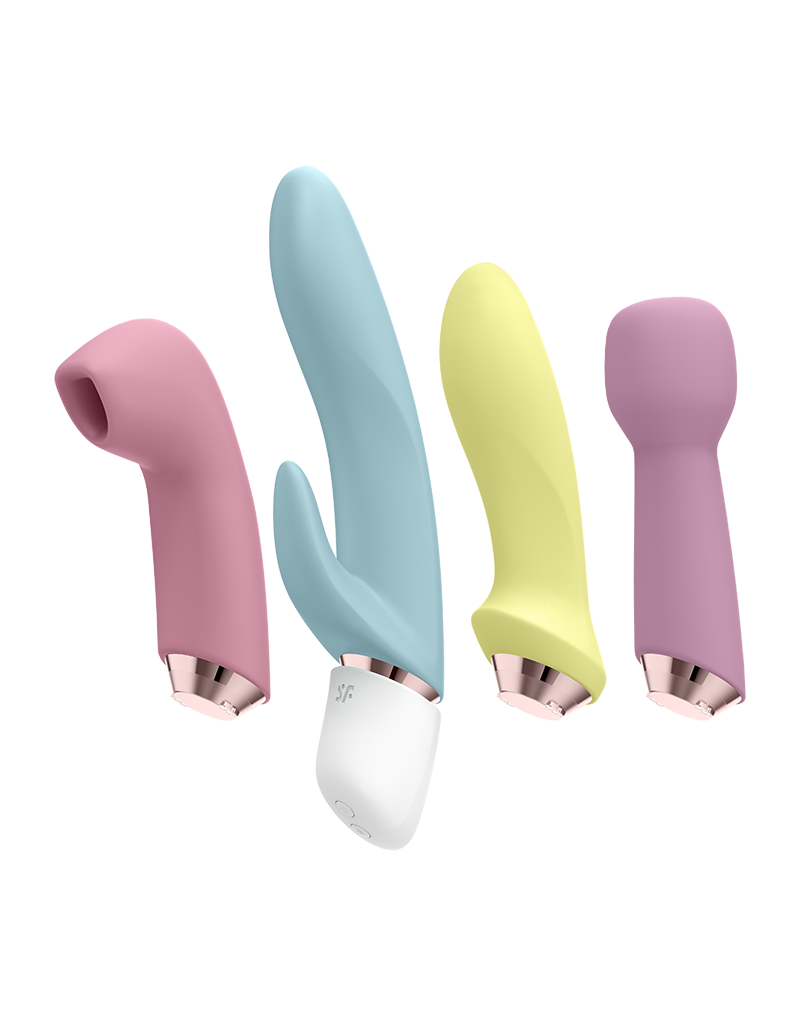 Satisfyer - Marvelous Four - Air Pulse + Vibrator Set - Multicolor