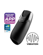 Satisfyer - Men Vibration+ (met App Control) - Masturbator - Zwart