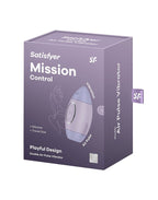 Satisfyer - Mission Control - Luchtdruk Vibrator - Paars