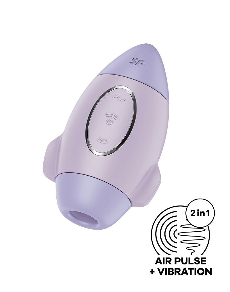 Satisfyer - Mission Control - Luchtdruk Vibrator - Paars