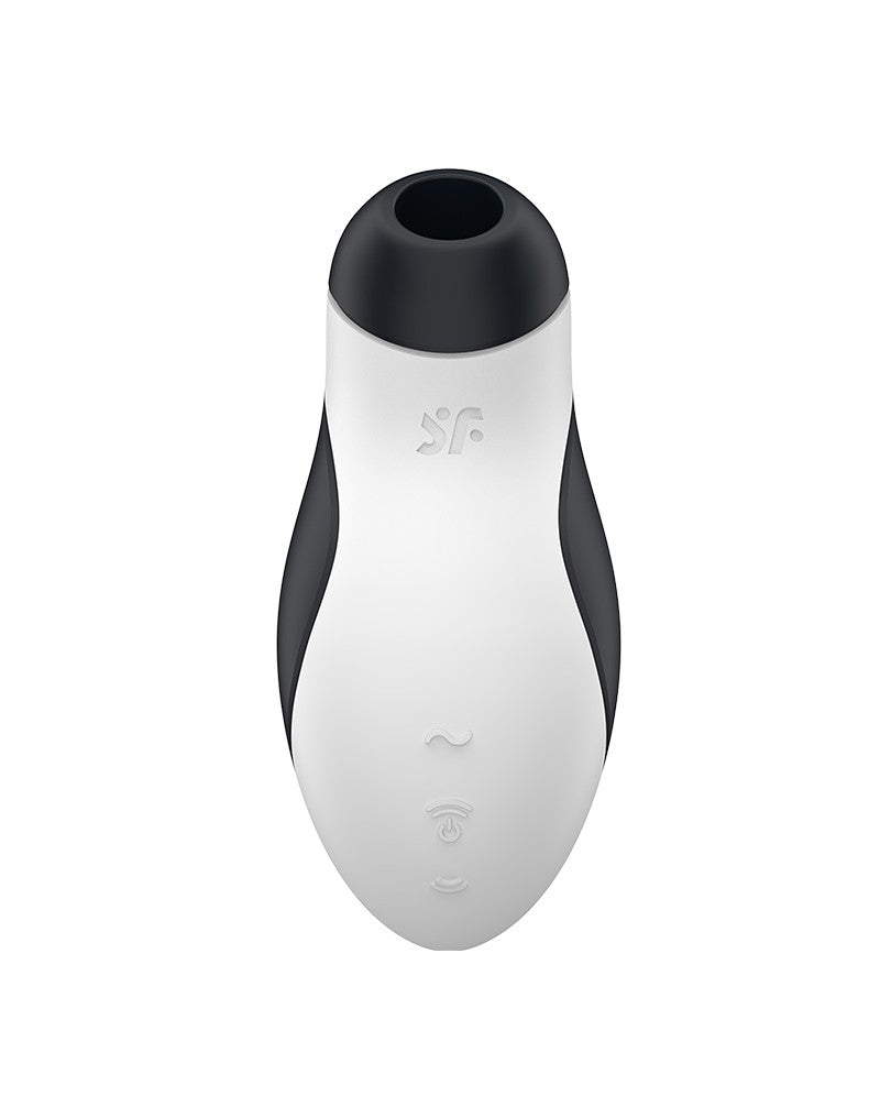 Satisfyer - Orca - Luchtdruk Vibrator - Zwart & Wit