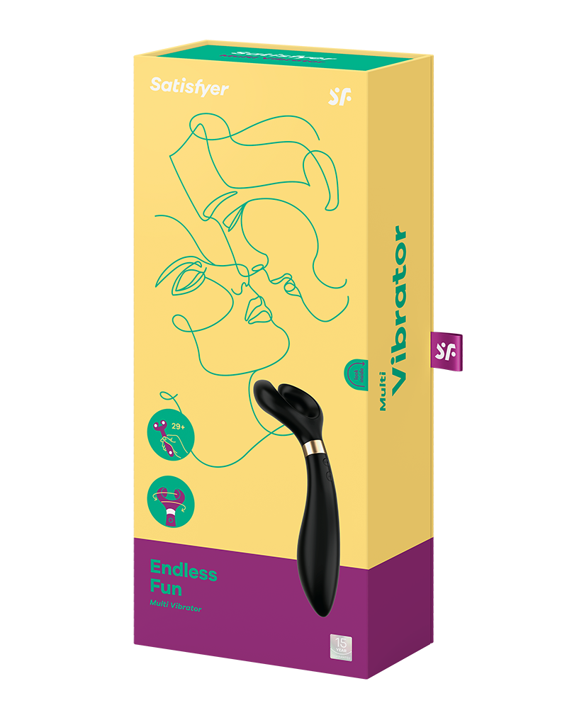 Satisfyer Partner Endless Fun Black | Multifun 3
