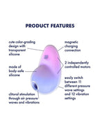 Satisfyer - Pixie Dust - Luchtdruk Vibrator - Paars & Roze