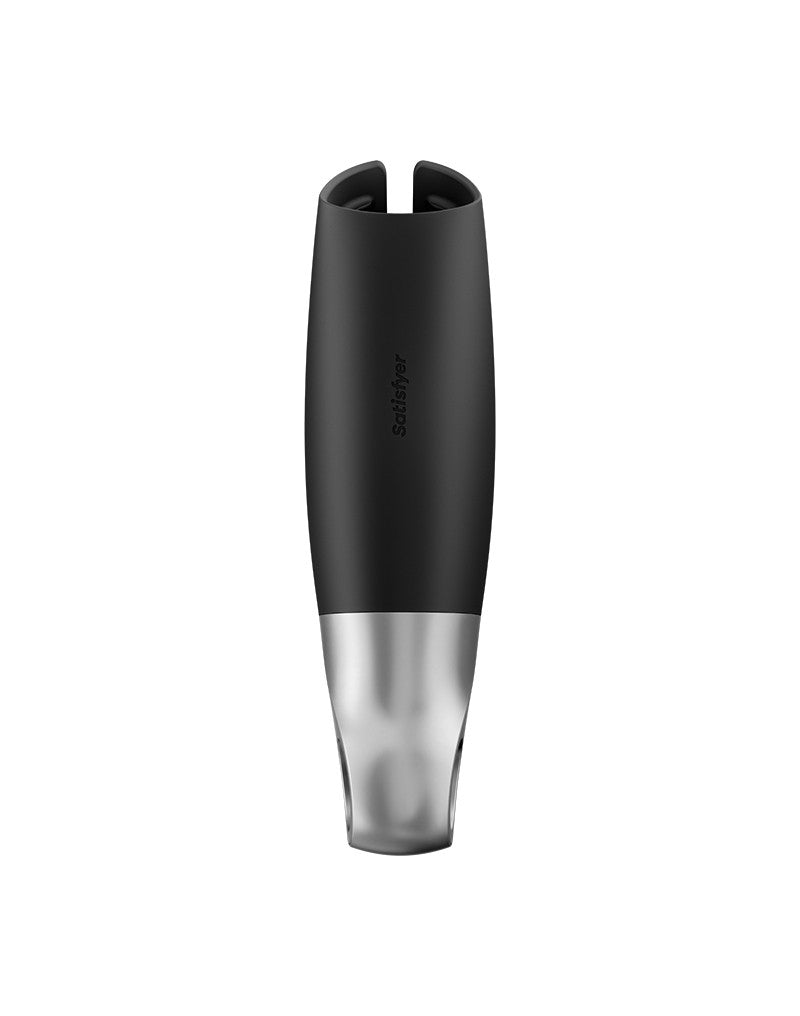 Satisfyer - Power Masturbator (met App Control) - Masturbator  - Zwart & Zilver