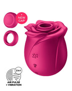 Satisfyer - Pro 2 Classic Blossom - Luchtdruk Vibrator - Rood