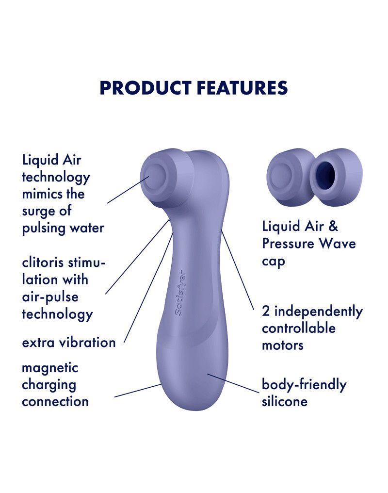 Satisfyer - Pro 2 Generation 3 - Luchtdruk Vibrator - Lila