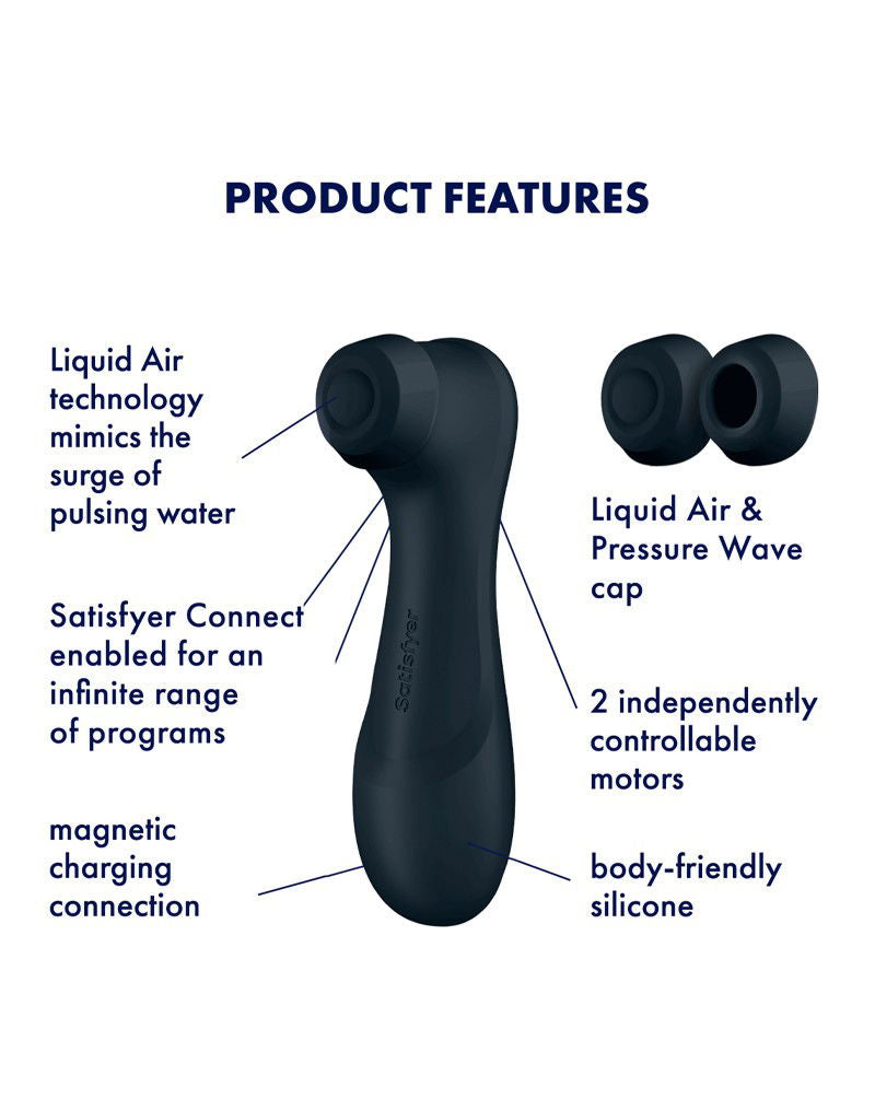 Satisfyer - Pro 2 Generation 3 - Luchtdruk Vibrator (met App Control) - Zwart