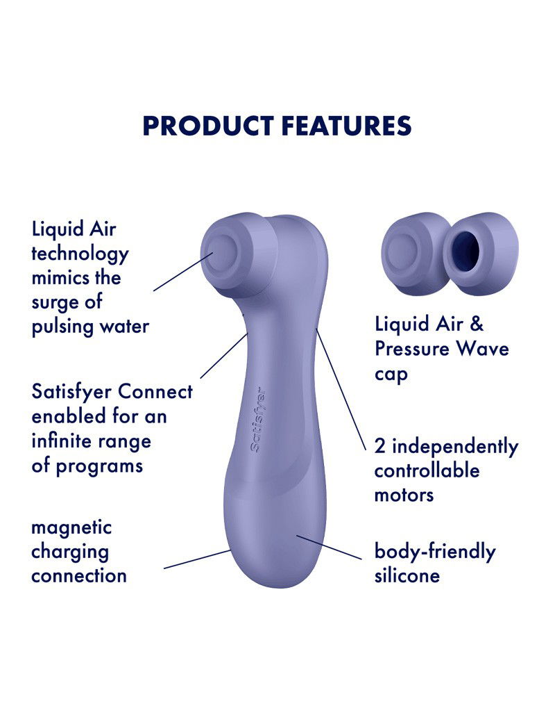 Satisfyer - Pro 2 Generation 3 - Luchtdruk Vibrator (met App Control) - Lila