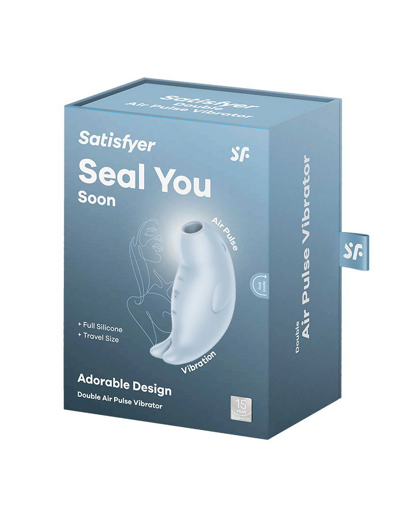 Satisfyer - Seal You Soon - Luchtdruk Vibrator - Blauw