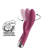 Satisfyer - Spinning Rabbit 1 - Rabbit Vibrator - Rood