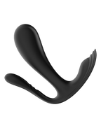 Satisfyer - Top Secret+ - Draagbare vibrator met anale stimulator - Zwart