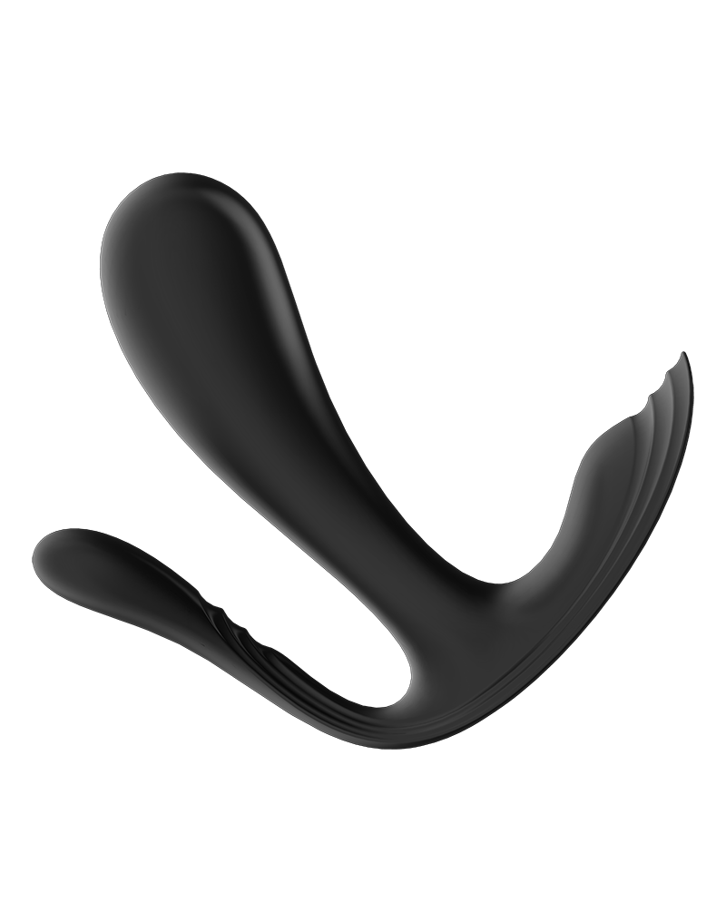 Satisfyer - Top Secret+ - Draagbare vibrator met anale stimulator - Zwart
