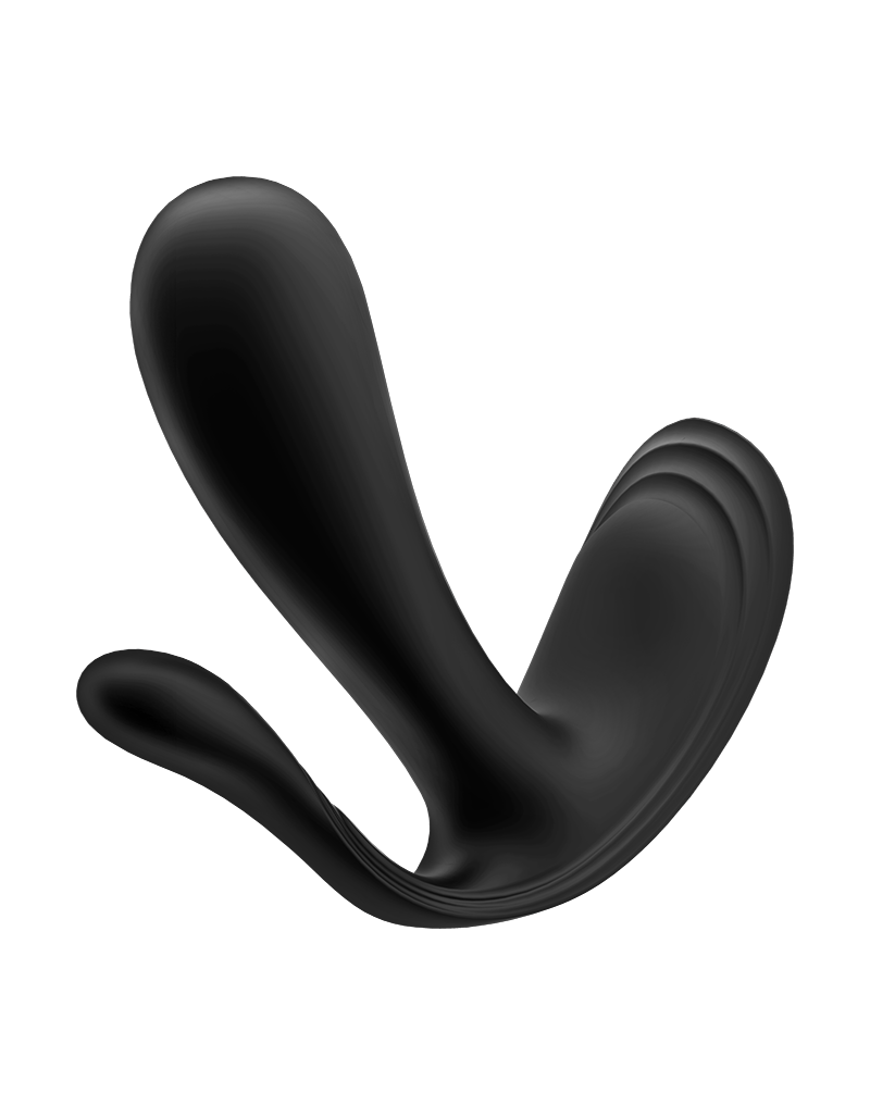 Satisfyer - Top Secret+ - Draagbare vibrator met anale stimulator - Zwart