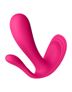 Satisfyer - Top Secret+ - Draagbare vibrator met anale stimulator - Roze