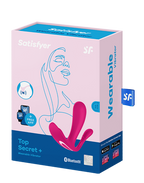 Satisfyer - Top Secret+ - Draagbare vibrator met anale stimulator - Roze