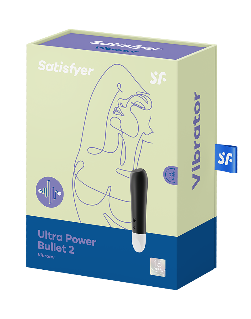 Satisfyer - Ultra Power Bullet 2 - Bullet Vibrator - Zwart