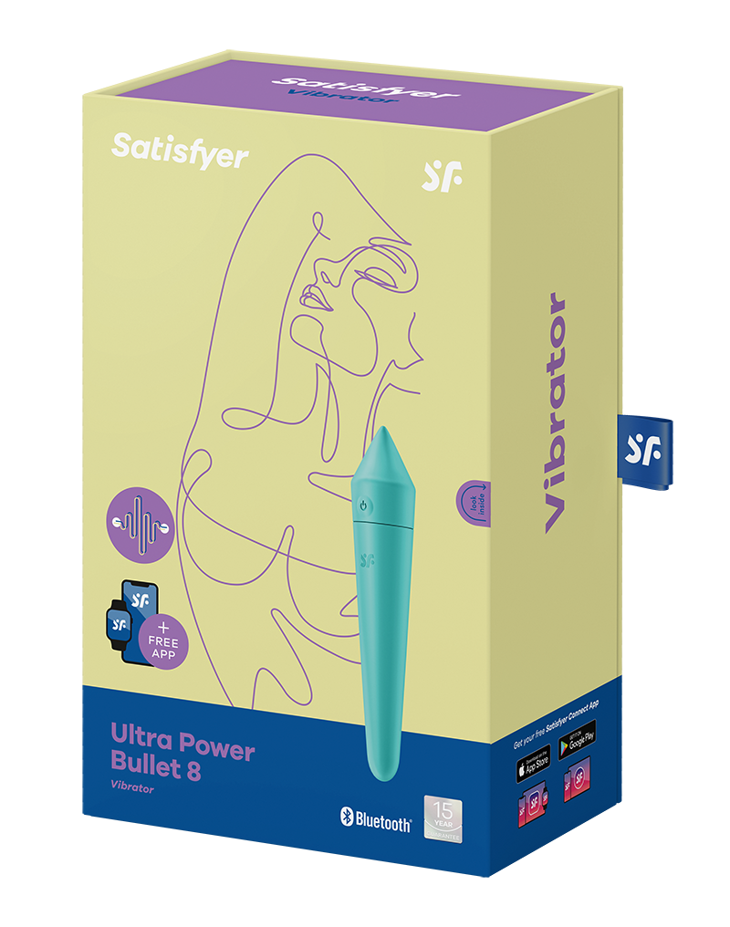 Satisfyer - Ultra Power Bullet 8 - Bullet Vibrator - Blauw