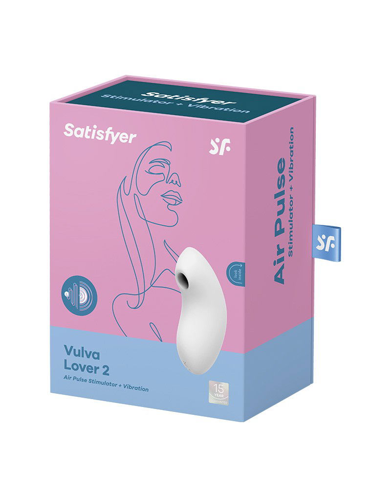 Satisfyer - Vulva Lover 2 - Luchtdruk Vibrator - Wit