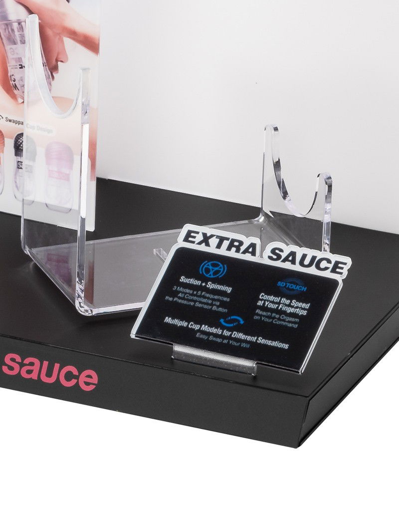 Sauce - Display - Zwart, Roze & Wit