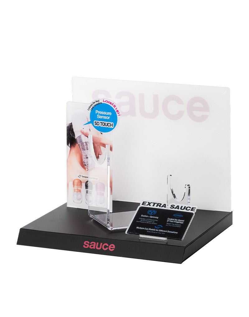 Sauce - Display - Zwart, Roze & Wit