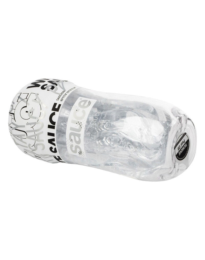 Sauce - Witte Sauce Cup - Masturbatorhuls - Transparant