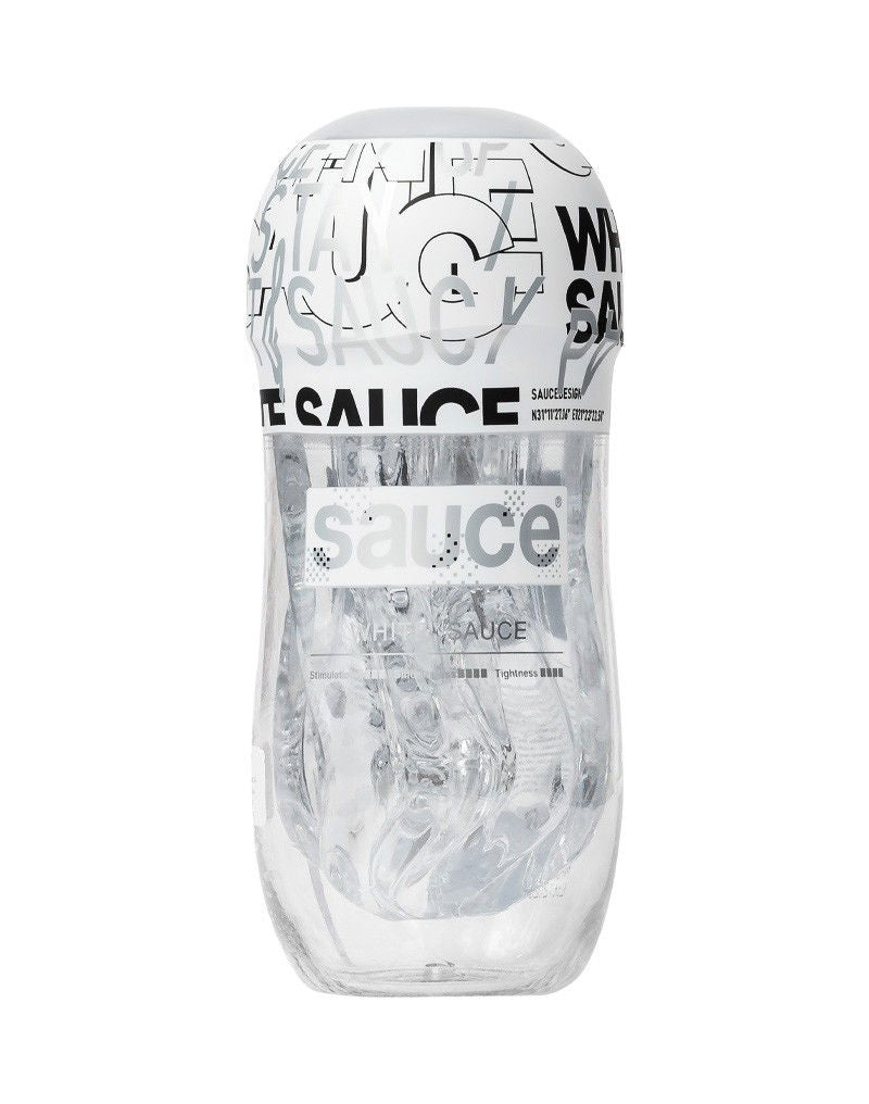 Sauce - Witte Sauce Cup - Masturbatorhuls - Transparant