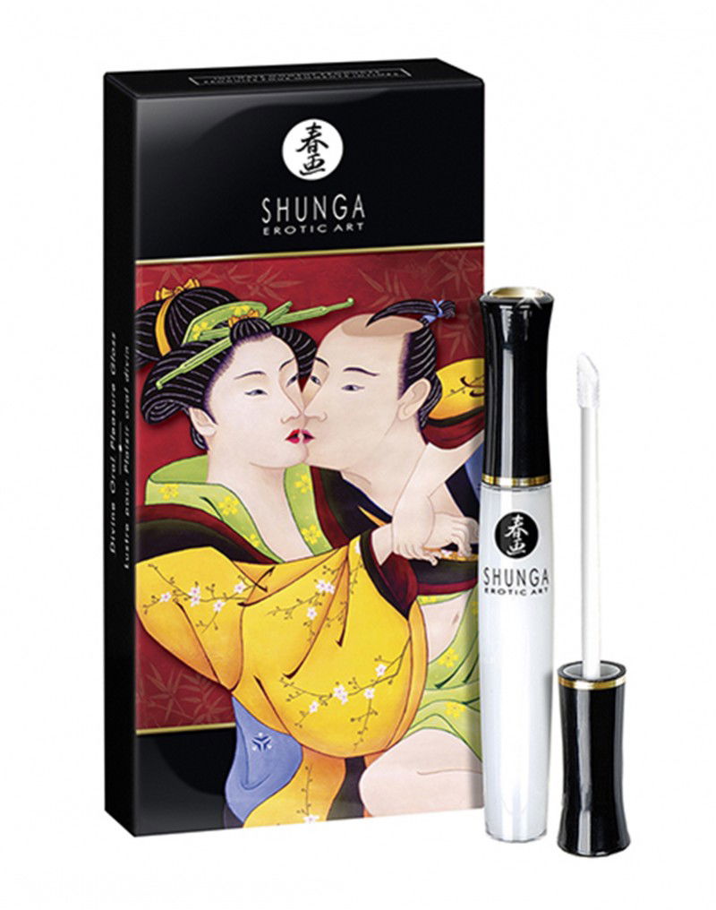 Shunga - Divine Oral Pleasure Lipgloss - Sparkling Strawberry Wine - 10 ml