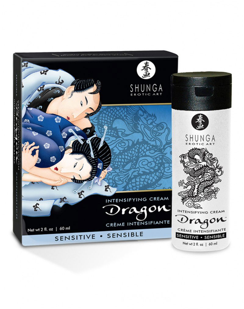 Shunga - Dragon Cream Sensitive - Intensifiërende Crème - 60 ml