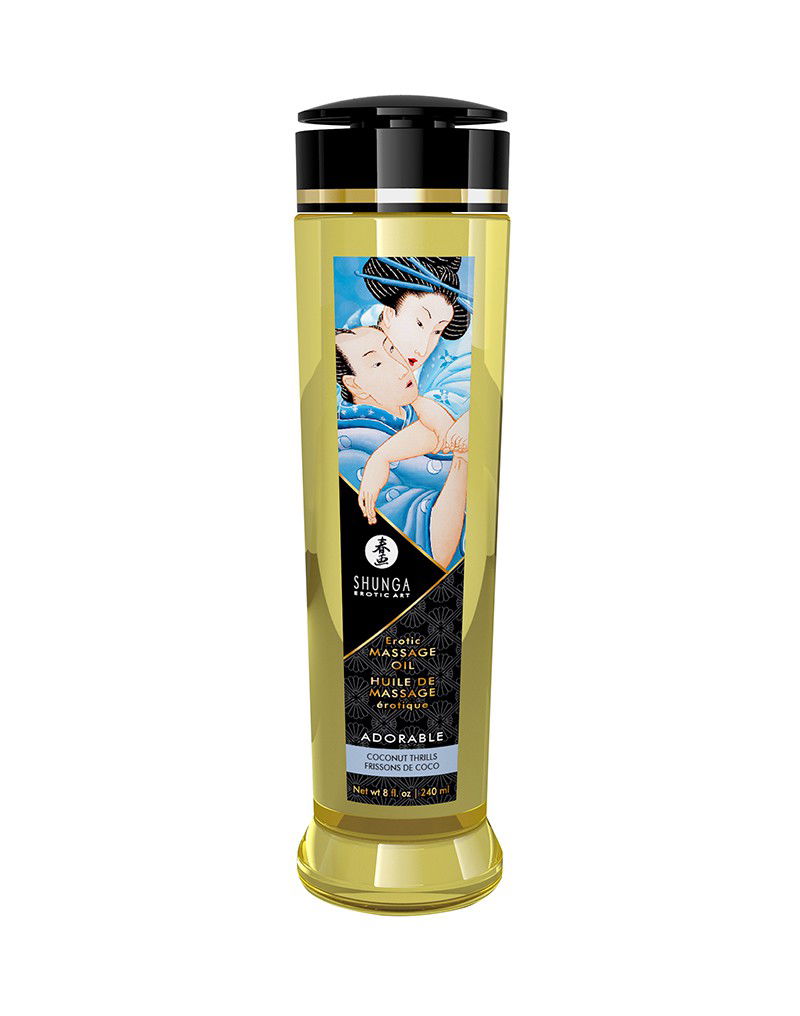 Shunga - Massage Olie - Adorable Coconut - 240 ml