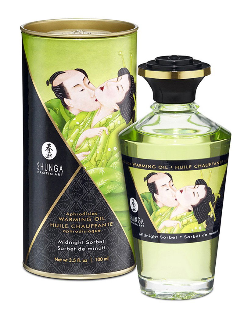 Shunga - Verwarmende Olie - Midnight Sorbet - 100 ml