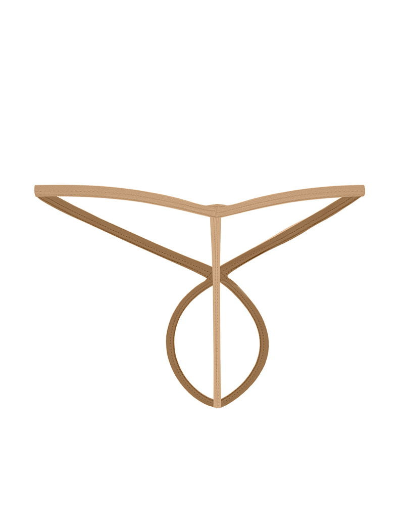 SP4NDEX by C4M - Gekruiste String - Goudkleurig Zand