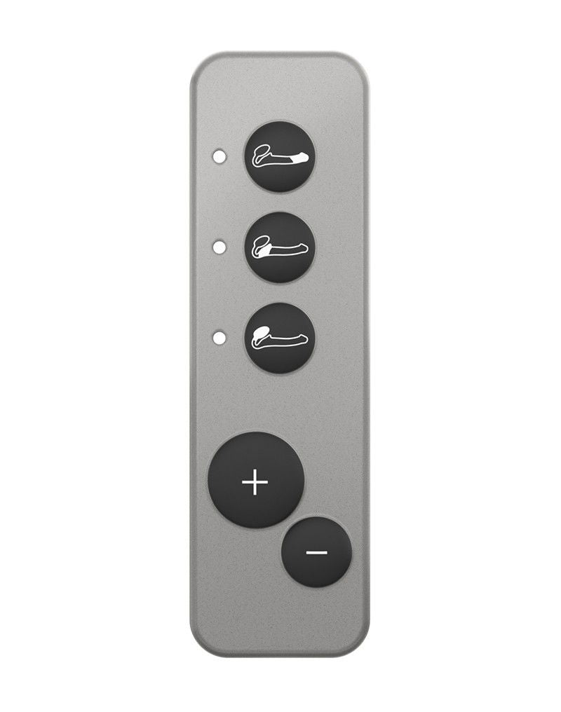 Strap-On-Me - Buigbare Strap-On Vibrator met Afstandsbediening Maat M - Zwart