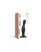 Strap-On-Me - Dildo Plug Curvy Maat M - Zwart