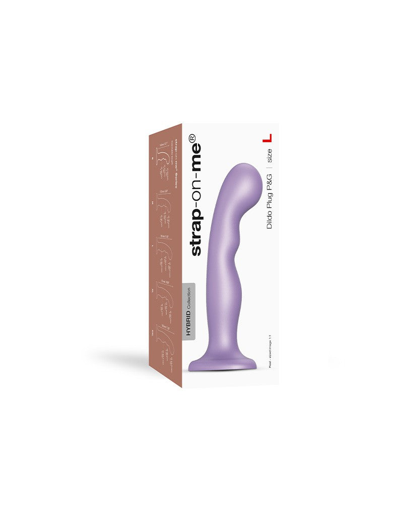 Strap-On-Me - Dildo Plug P&G Maat L - Metallic Lila